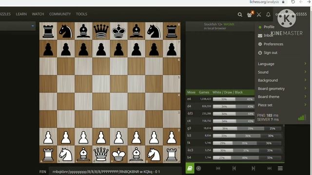 كيف تغير لون الخلفية وشكل القطع فى موقع lichess 🎂🔥 смотреть онлайн