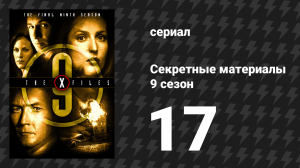 Секретные материалы 9 сезон 17 серия «Освобождение» (сериал, 1993-2018)