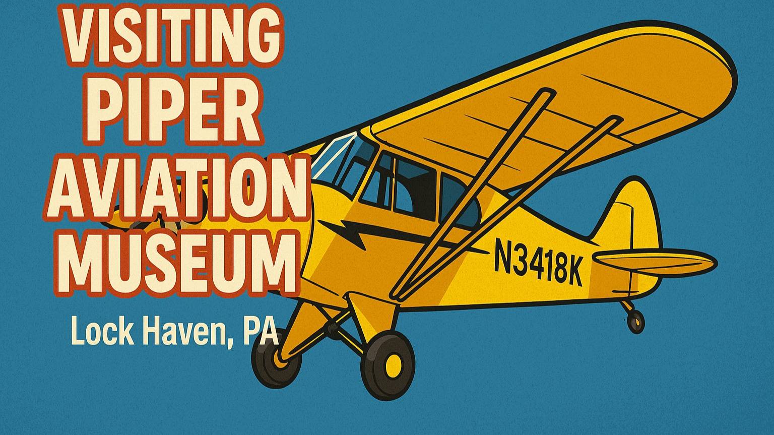 Piper Aviation Museum в Лок Хейвене, Пенсильвания — путешествие по истории авиации