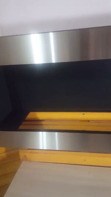 Биокамин Window с рамкой из нержавеющей стали. Сибирский завод. смотреть онлайн