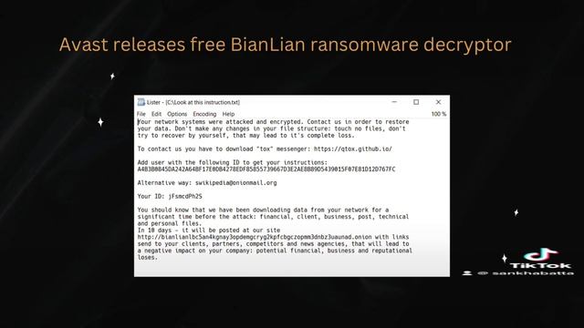 Avast release free BianLian ransomware decryption #ransomware #virus #attack #decryption #os смотреть онлайн