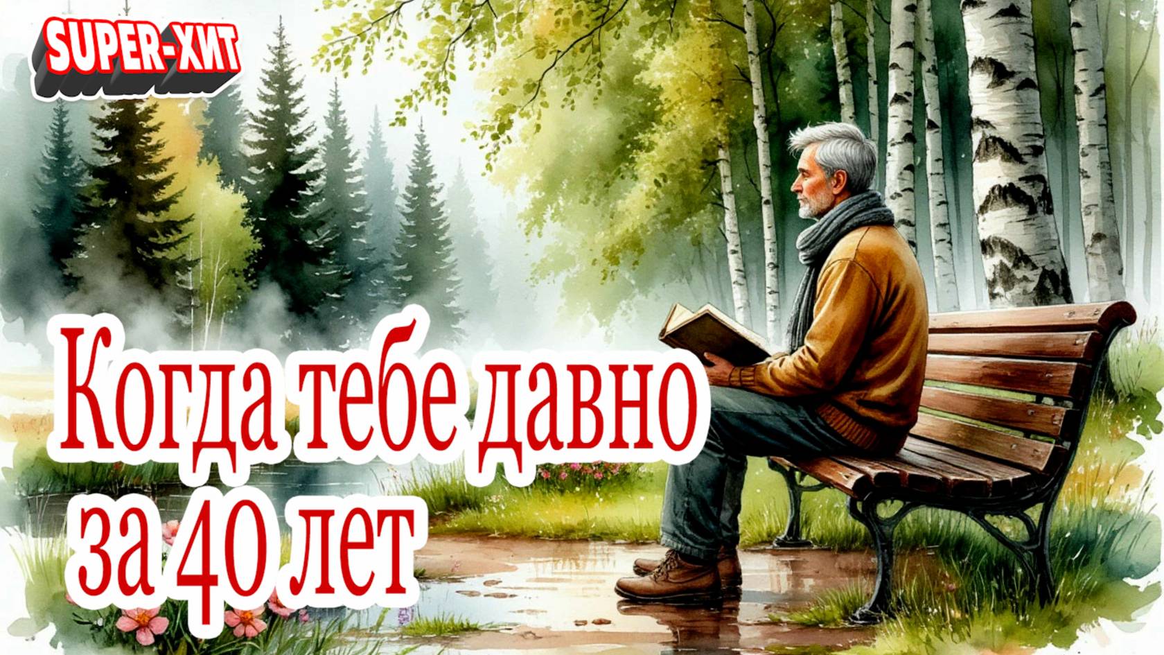 Когда тебе давно за 40 (песня на стихи Сергея Васильевича Зубарева) смотреть онлайн