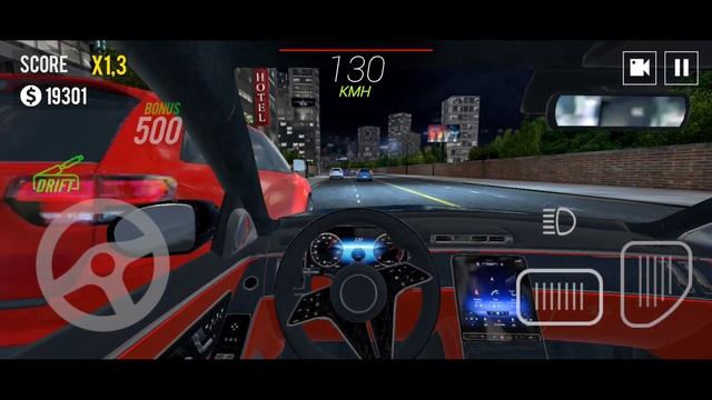 Mersedes-Benz E-class - POV Night City Car Driving смотреть онлайн