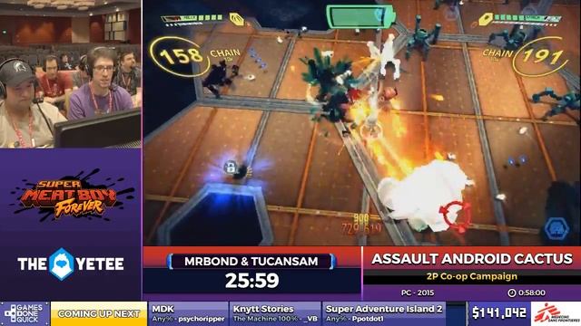 Assault Android Cactus SGDQ2017 Speedrun PC смотреть онлайн