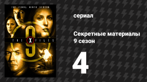 Секретные материалы 9 сезон 4 серия «4-D» (сериал, 1993-2018)