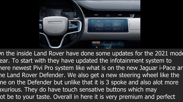 2021 Range Rover Evoque Review смотреть онлайн