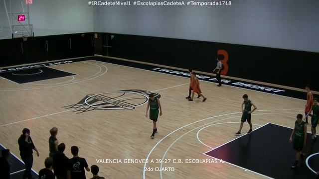 VALENCIA GENOVES A 75-53 C.B. ESCOLAPIAS A смотреть онлайн