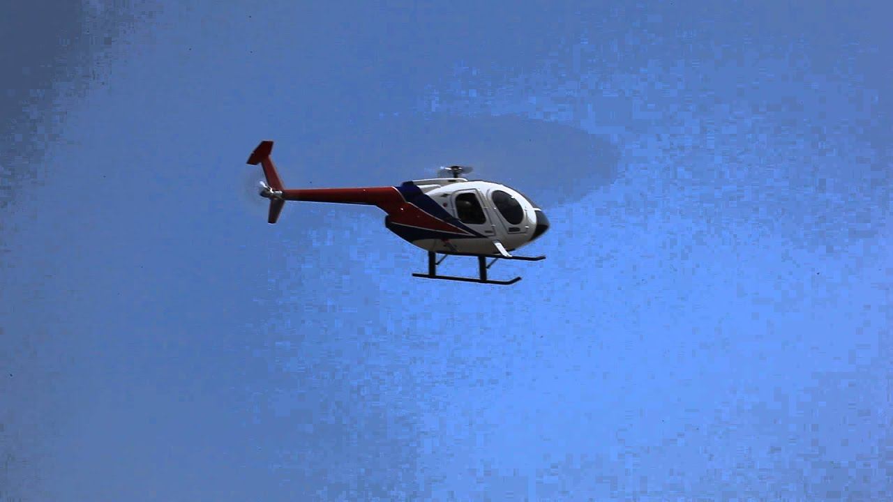 MD 530F Scale RC Flight . смотреть онлайн