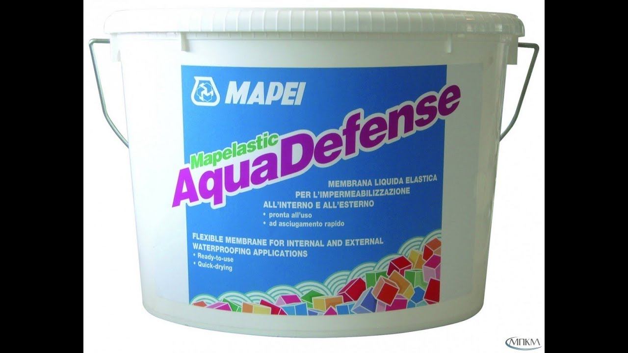 Обмазочная #гидроизоляция #Mapelastic AquaDefence смотреть онлайн