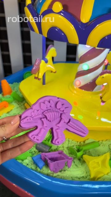 Стол с кинетическим песком "Радужная карусель" смотреть онлайн
