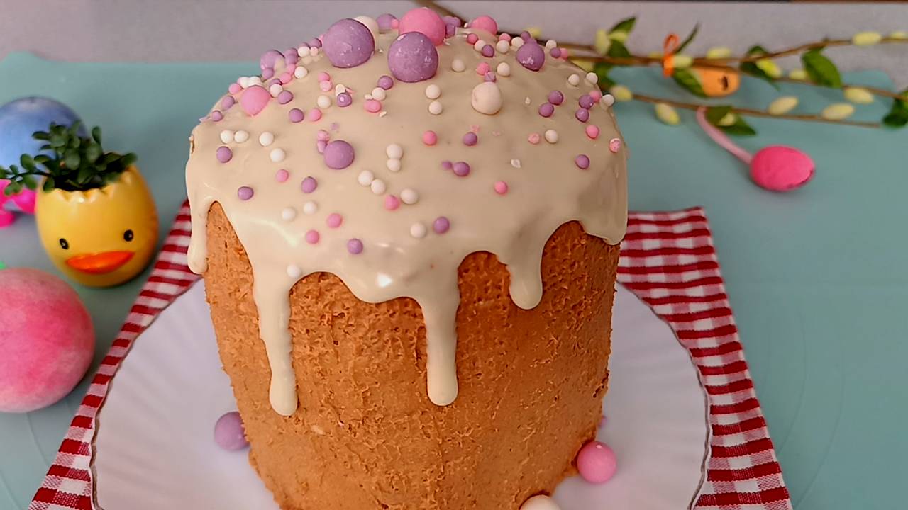 📌 Торт КУЛИЧ - очень вкусный, нежный, красивый, настоящее украшение праздничного стола смотреть онлайн