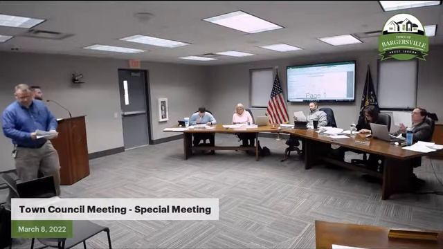 Town Council Meeting - March 8, 2022 Special Meeting смотреть онлайн
