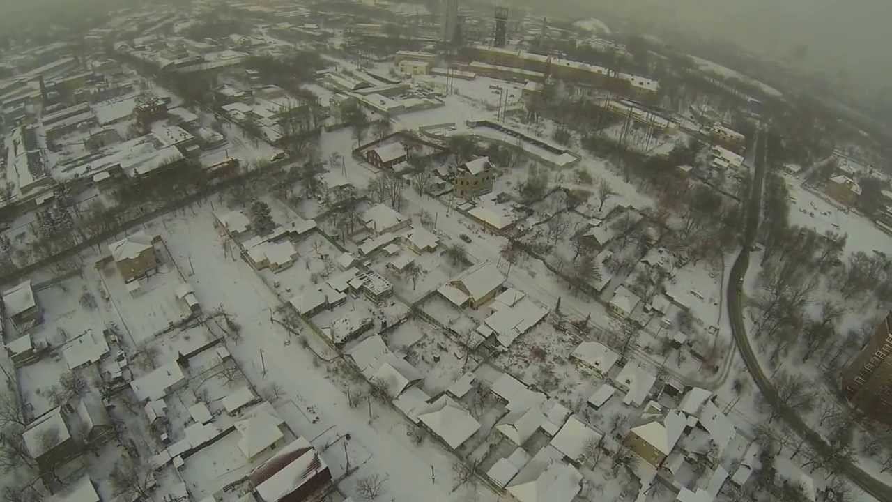 Донецк в снегу смотреть онлайн
