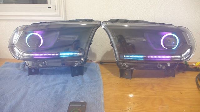 2018 Durango Flow Color Changing MLED Retrofit Custom Headlights смотреть онлайн