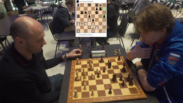 BLITZ | Bogaudinov R. (2051) VS Rostovtsev D. (2355). Anderssen's Opening. смотреть онлайн