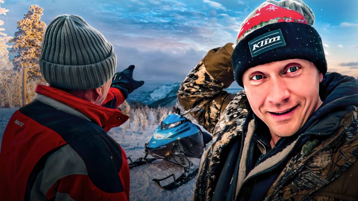 На снегоходе по зимнему лес! Лучший отдых и экскурсия в Челябинской области смотреть онлайн