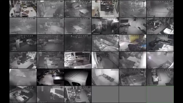 Witson CMS CCTV live 6 remote sites 33 cameras total Night Mode смотреть онлайн