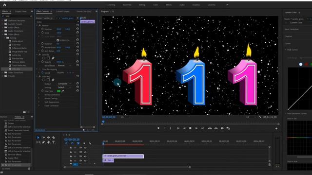 How to Remove Green Screen (Chroma Key, Remove Background). Adobe Premiere cc Tutorial смотреть онлайн