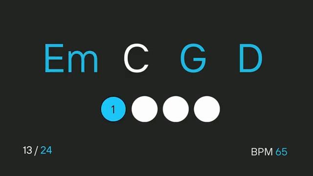 Бэкинг трек in Em (65 bpm) смотреть онлайн