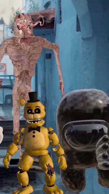 #shorts Siren Head Among Us FNAF Freddy смотреть онлайн