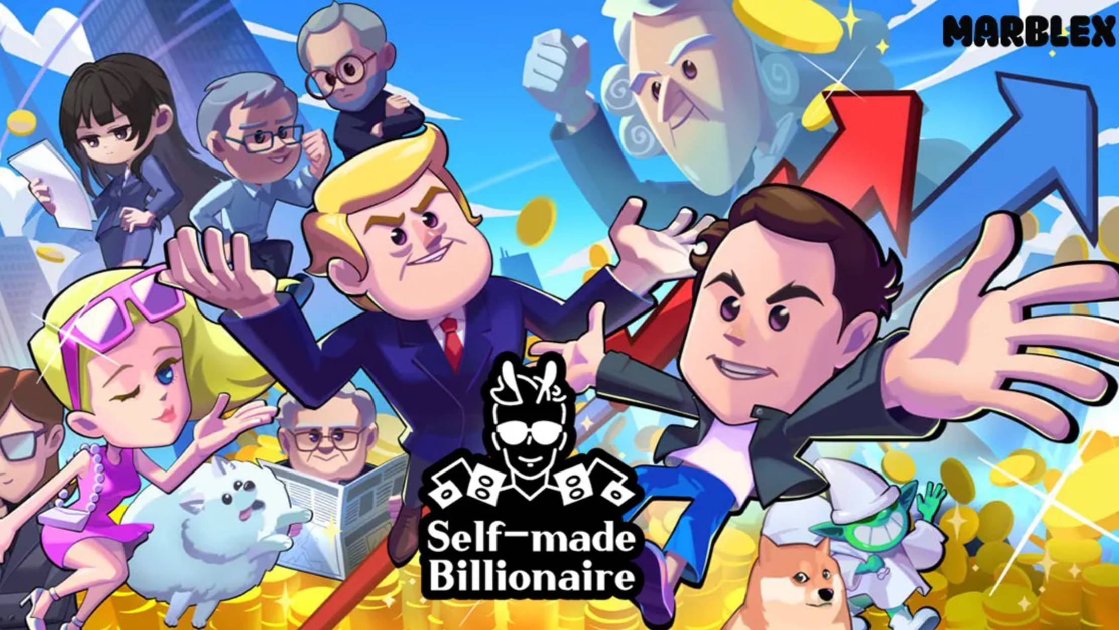 Self-made Billionaire - Симулятор создания компании от MARBLEX, смотрим игру и что по заработку! смотреть онлайн