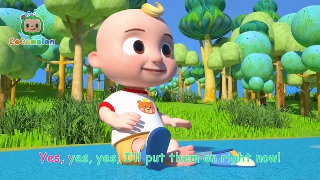 Yes Yes Play Outside Song | CoComelon Nursery Adventure смотреть онлайн