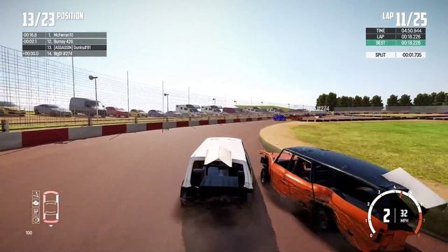 Online Bangers | Wreckfest | All Volvo - Buxton Shale | RAW Promotions (Meeting Final) смотреть онлайн