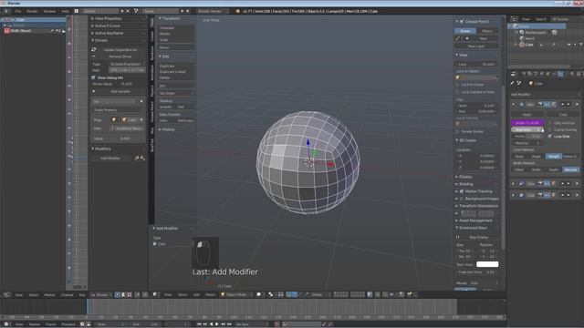 Bevel With Driver in Blender 2 77 смотреть онлайн