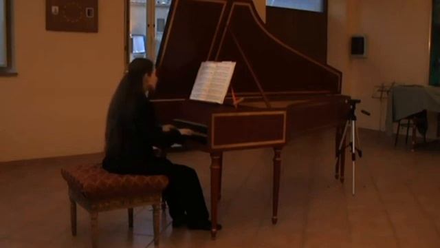 Handel Harpsichord Suite HWV 432 G minor Set I No 7 harpsichord Elisabetta Ferri смотреть онлайн