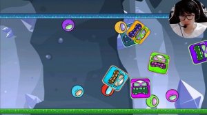 Red Ball 4 (Green +Yellow +Blue + Pink +Red ) Among Ball 'Fusion battle' with 'ALL 6 BOSSES Volume