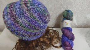 Вяжем шапочку за вечер. Быстро, просто и легко.