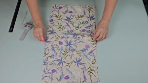 Простая Эко-Сумка на плечо из цельного куска ткани за 10 минут