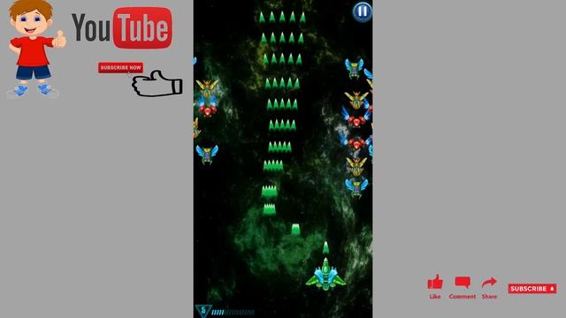 Galaxy Attack: Alien Shooter - Kill the new boss 6 failed 💥 Giang Còi смотреть онлайн