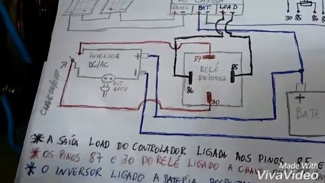 Painel solar caseiro 4 - controle automático dos inversores por relé automatic control of the reve смотреть онлайн