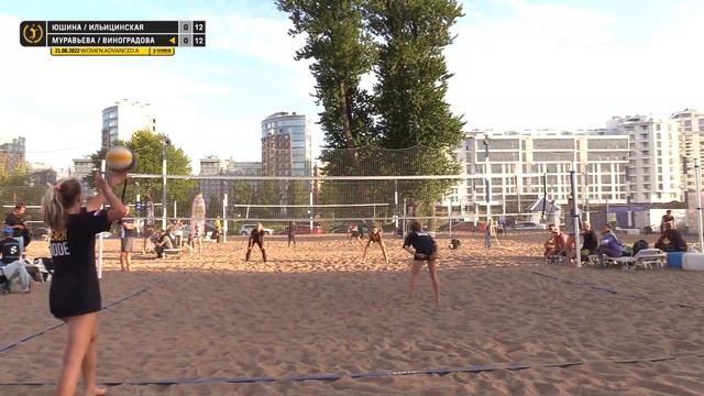 I Раунд: Юшина / Ильицинская VS Муравьева / Виноградова | WOMEN ADVANCED A - 21.08.2022 смотреть онлайн