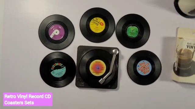 AI7700 Vinyl Coasters 6T with CD record display stand смотреть онлайн