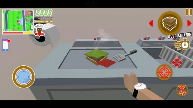 jack becomes a special burger seller 🍔🍟in dude theft wars смотреть онлайн