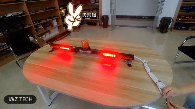 Mine Led warning lightbar (Orange warning light beacon) смотреть онлайн