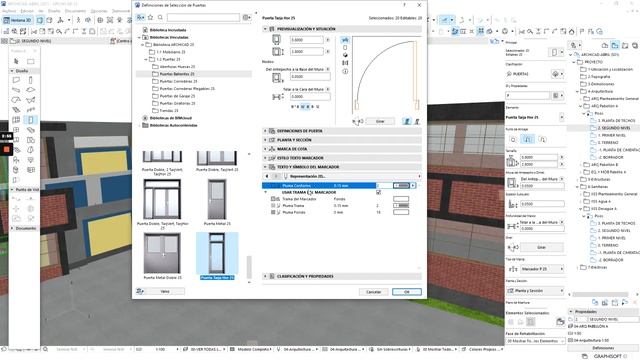 ArchiCAD (Paso a Paso) 16-1:Simbología 2D de Puertas y Ventanas смотреть онлайн