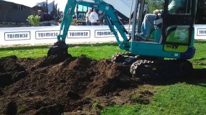 миниэкскаватор IHI 19VXT демонстрация