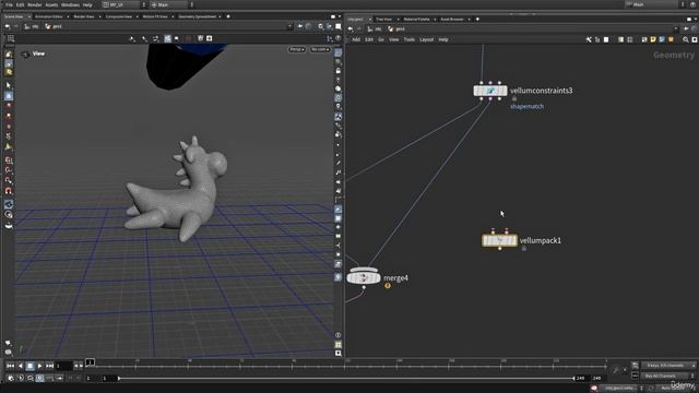 8 - Houdini Vellum Solver смотреть онлайн