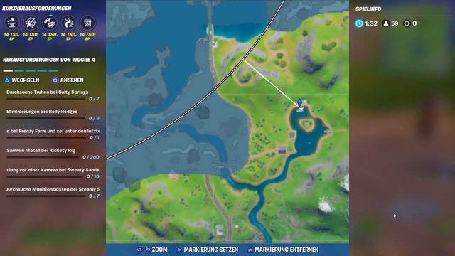 Fortnite | Alle Blauen XP Münzen | EP Coins | der Woche 4 | Season 3 Kapitel 2 | Deutsch/German KI смотреть онлайн
