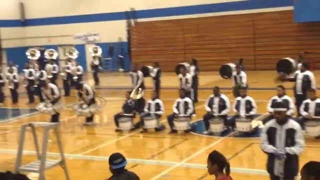 Hampton University Marching Force Concert Percussion Section