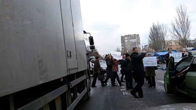 Гражданский протест в Запорожье