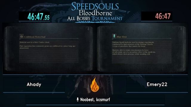 Ahady vs Emery22. Bloodborne Tournament 2018 смотреть онлайн
