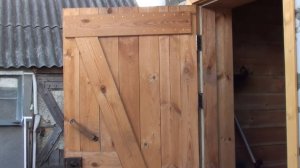 Дверь для бани своими руками