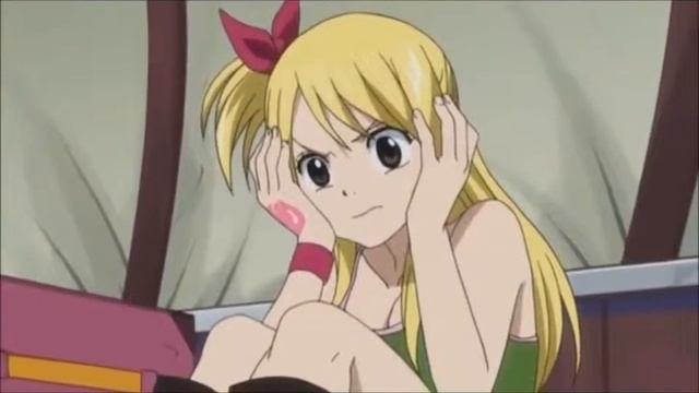 Люси и Нацу - "Не открывая замки" смотреть онлайн