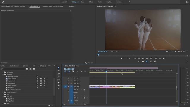 Premiere Pro Tutorial - Applying Video Transitions смотреть онлайн