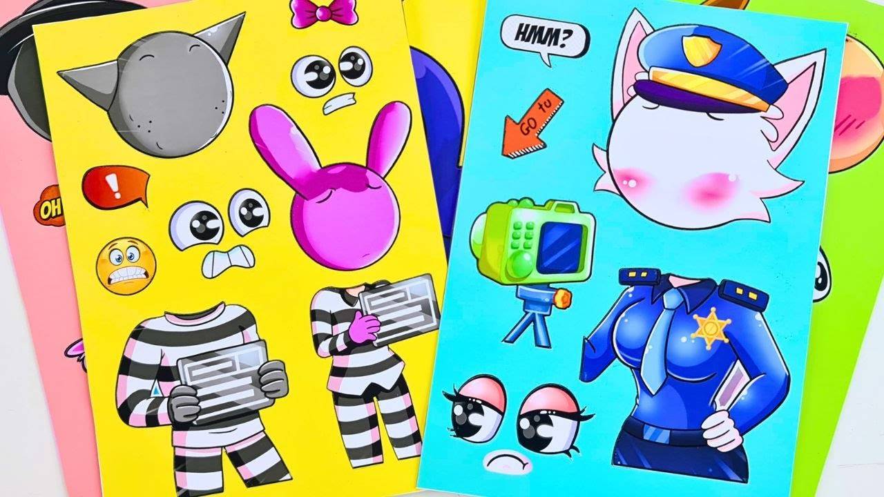 Книжка с бумажными наклейками Sprunki Sinner Edition. Почему арестовали Пинки Грея смотреть онлайн