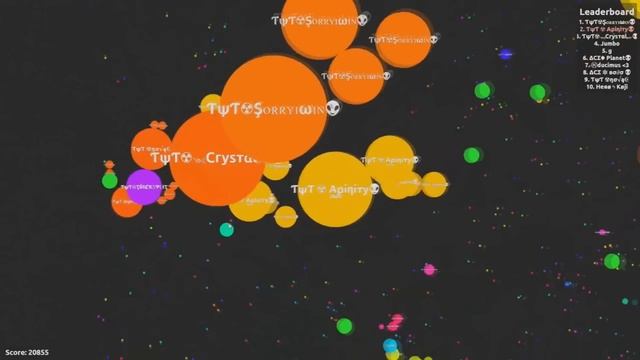 ƬψƬ Vs. ΔCΣ ♠ Clan // Agario Clanwar // Agar.io Gameplay